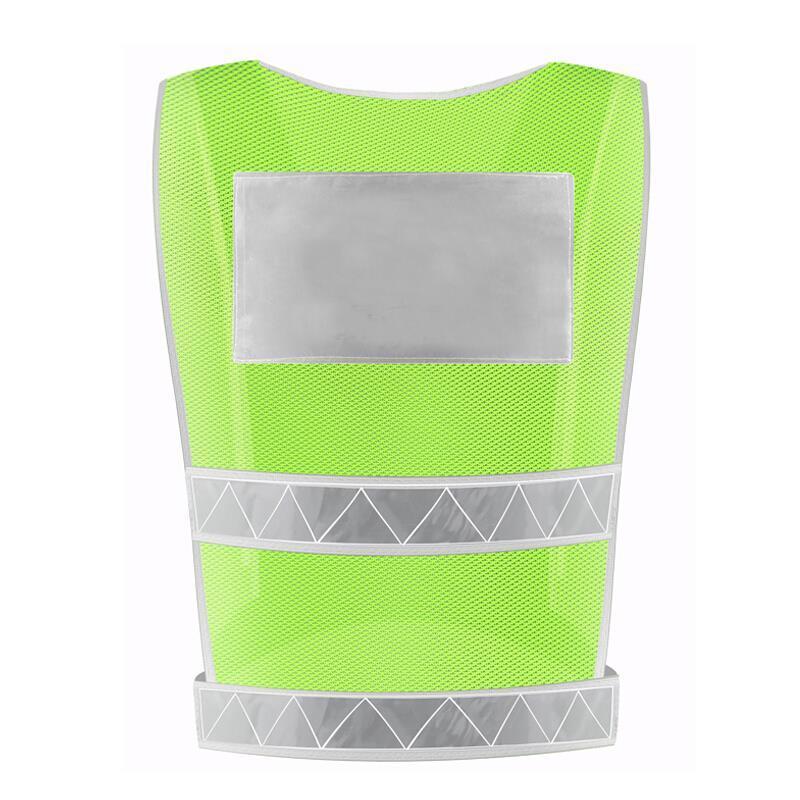 Reflective Vest Vest Safety Clothes Traffic Car Night Riding (Fluorescent Yellow Breathable)