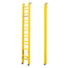 19.6FT Fiberglass Extension Ladder With Hook Fully Insulated Ladders D-Rung Extension Telescoping Ladder For Household Electrical Construction Work