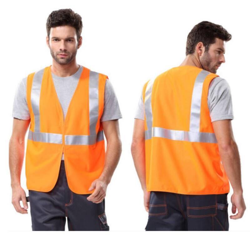 High Warning Reflective Vest Reflective Safety Vest Security Fluorescent Orange