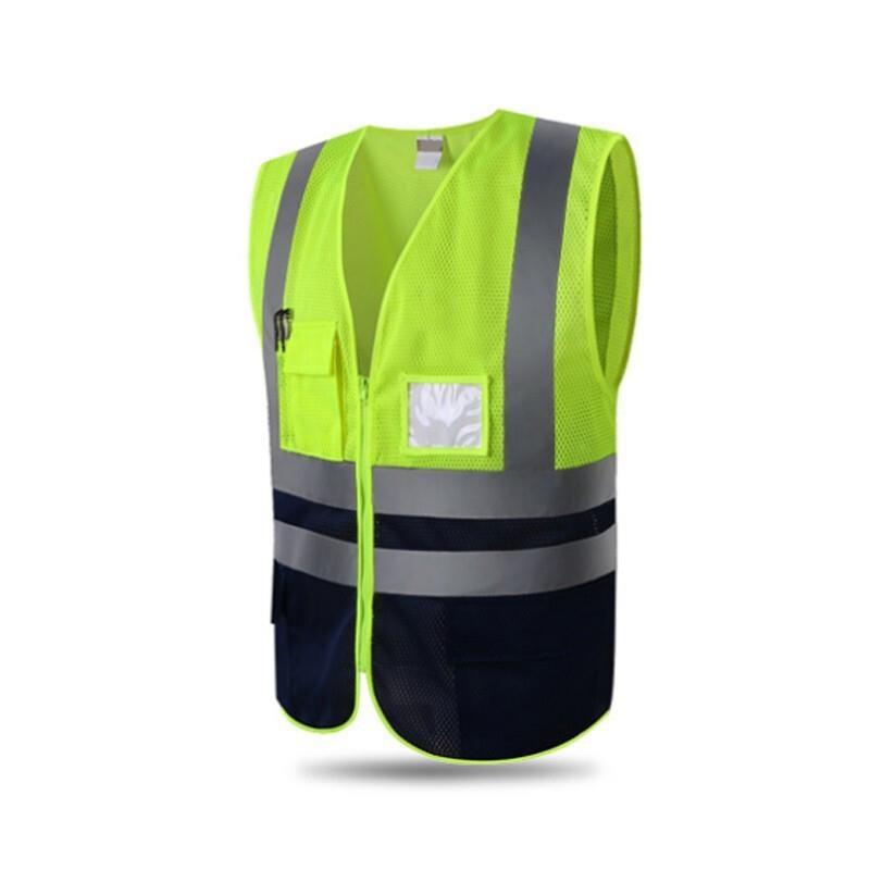 Multi-functional Universal Reflective Vest Multi-purpose Night Reflective Safety Vest Road Cleaning Construction Safety Protection Reflective Vest