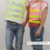 25 Pieces Reflective Vest Fluorescent Yellow Green Mesh Car Traffic Safety Warning Vest Environmental Sanitation Construction Duty Riding Safety Suit