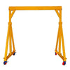 Mobile Gantry Crane Small Hand Push Removable Crane Gantry Crane Span 4m * Height 5m + Chain Block + Chain Car 3t / Set