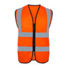 Reflective Vest Safety Engineering Reflective Vest Reflective Vest Traffic Warning Vest Night Reflective Vest Fluorescent Orange (No Pocket)