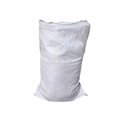 Pack Of 100 White 80 * 100cm Woven Bag Plastic Covered Woven Bag With Inner Lining Snake Skin Bag