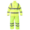 Safety Reflective Work Suits Working Protection Raincoat Set Fluorescent Yellow/Fluorescent Orange