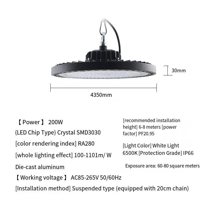 Led Industrial And Mining Lamp Factory Building, Warehouse, Gymnasium, High Ceiling Lamp 200w