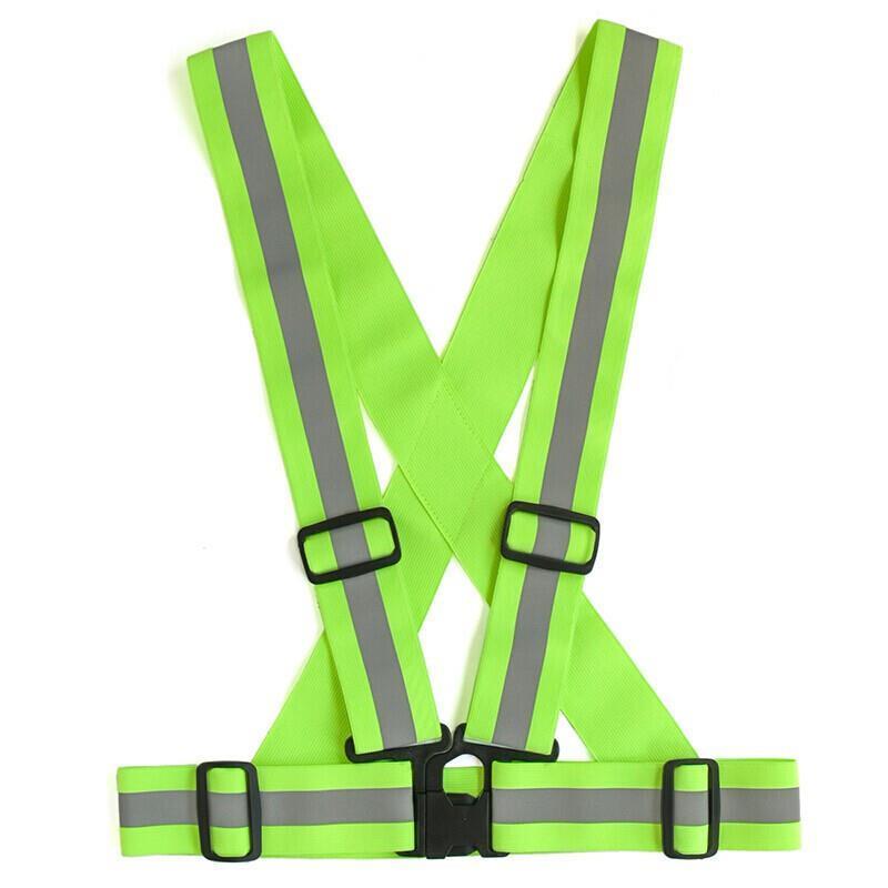 Reflective Strap Elastic Easy To Carry Eye-catching Fluorescent Yellow