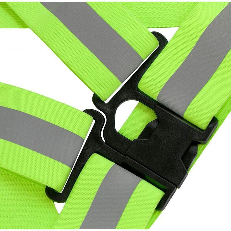 Reflective Strap Elastic Easy To Carry Eye-catching Fluorescent Yellow