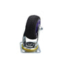 Caster Silent Solid Rubber Wheel Flat Cart Wheel Heavy Caster 8 Inch Universal Wheel Black Purple