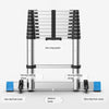 Aluminum Alloy Telescopic Ladder Single Side Vertical Ladder Multi Function Portable Lifting Project Pavilion Staircase Vertical Ladder 3.2m