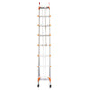 4m Thickened Aluminum Alloy Lifting Ladder Telescopic Ladder Non-slip Adjustable