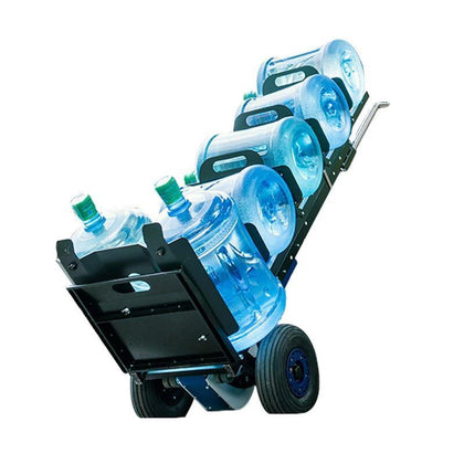 Electric Stair Climber Hand Truck Moving Tool Cylinder Climbing Machine Electric Climbing Car Climbing Stairs Carrying Things Driver Pushing Carrier Moving Tools Barreled Water Climbing Machine