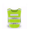 Reflective Vest with Mesh Breathable Fabric Reflective Safety Vest Running Ridding Working Vest - Fluorescent Yellow