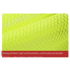 Reflective Vest with Mesh Breathable Fabric Reflective Safety Vest Running Ridding Working Vest - Fluorescent Yellow