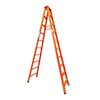 Folding Ladder Carbon Steel Double Side Ladder Thickening Commercial Indoor Engineering Miter Ladder 3m Carbon Steel