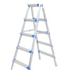 1.4m Two Side Anti Slip Folding Ladder, Aluminum Ladder, Herringbone Thickened Ladder, Factory Family Ladder, Double Side Ladder, 5 Steps