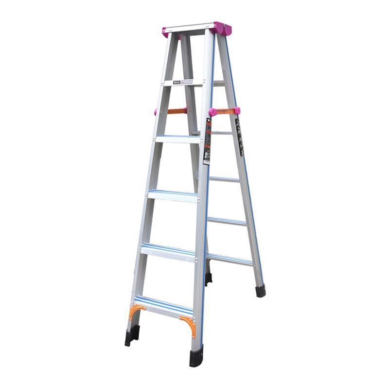 2.4m Widened And Thickened Full Antiskid Engineering Ladder Multifunctional Folding Ladder Aluminum Ladder 2.4m Full Antiskid 8 Steps