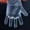 Disposable Gloves For Catering Lobster Hairdressing Hand Film Transparent Plastic Thickened Gloves 100 Pieces / Bag