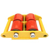 6T Small Handling Equipment Orange PU Casters Thickened Steel Plate Handling Truck for Materials Handling