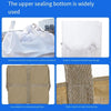 ZH2304 White 4-ton Bag Container Woven Flat Bottom Blanking Opening Binding Cloth 90 * 90 * 110