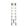 4.4m Thickened Aluminum Alloy Bamboo Ladder Engineering Aluminum Alloy Thickened Folding Ladder Joint Folding Bamboo Ladder Multifunctional Portable Aluminum Ladder Engineering Ladder