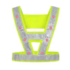 10 Pieces Self Luminous Vest LED Lamp With Battery (With No. 5 Battery) Personal Safety Suit
