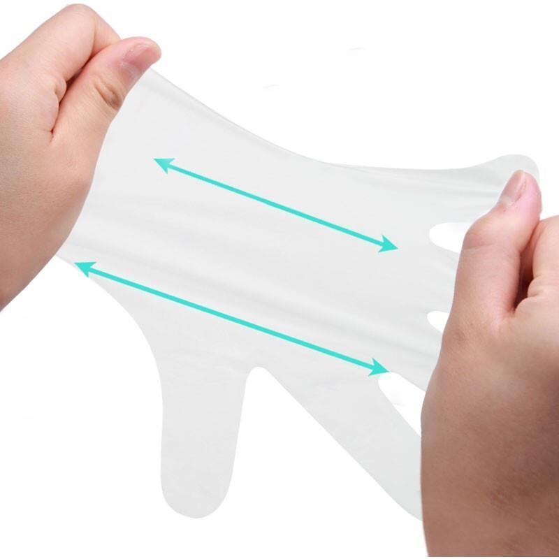 5000 Pieces Disposable PVC Gloves Film Plastic Transparent Gloves TPE Polyethylene Gloves