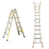 Aluminum Alloy Herringbone Ladder, 4-step Telescopic Ladder, Pulling Ladder, Dual-purpose Folding And Ultra Light