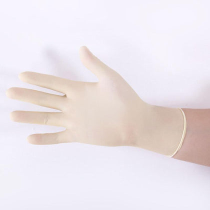 100 Pieces Disposable Gloves Laboratory Gloves Dental Gloves Thickened Rubber Inspection Gloves 24cm