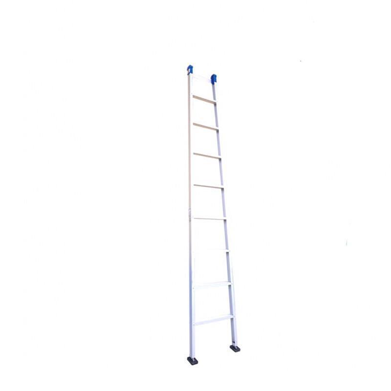 3m Straight Ladder Single-sided Multi-functional Family Ladder Engineering Ladder Bamboo Ladder Small Ladder Thickened Aluminum Alloy Single Ladder Use