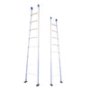 6m Straight Ladder Single Side Ladder Multi Function Family Ladder Engineering Ladder Bamboo Ladder Small Ladder Thickened Aluminum Alloy Single Ladder Height 6m