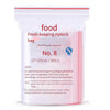 Plastic Bag Food Fresh-keeping ziplock bag 17cm * 25cm