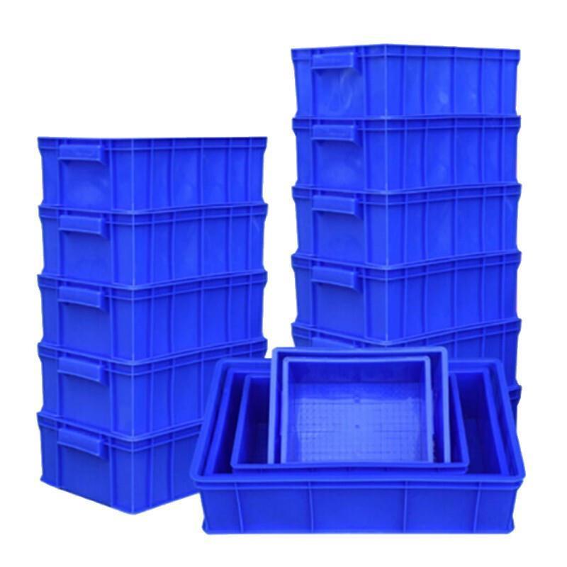 Thickened Plastic Box Reinforced Stackable Turnover Box Parts Box Storage Box 480×380×155mm
