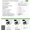 Led Rail Spotlight  10w 3000k 24 Degree Black
