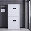 Security Cabinet File Thickened Safety Iron  Data Electronic Code Lock Steel Double Section Security 1850 * 900 * 420mm