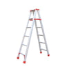 4m Reinforced Aluminum Alloy Herringbone Ladder Non-slip