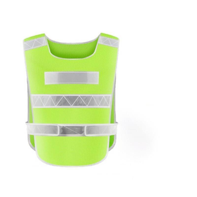 Breathable Mesh Reflective Vest Safety Vest Protection Vest for Construction Engineering Traffic Sanitation Safety Warning Work Clothes - Yellow Green