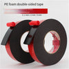 Black Foam PE Tape Black Strong Foam Double-sided Adhesive Sponge 50mm Wide X5 Meter Thick X3mm 2 Pack
