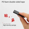 Black Foam PE Tape Black Strong Foam Double-sided Adhesive Sponge 50mm Wide X5 Meter Thick X3mm 2 Pack