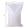 Moisture Proof And Waterproof Woven Bag Moving Snakeskin Express Parcel Packing Load Carrying Cleaning Garbage 40 * 60 10 Pack White