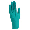 100 Pieces / Pack Nitrile Gloves Disposable Protective Gloves Green 7.5-8 Yards Gloves