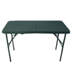 1.2m Outdoor Folding Tables And Chairs Command Blow Molding Table Military Green One Table And Four Chairs