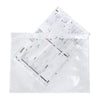 SW-357 Receipt Bag Express Transparent Back Plastic Bag Logistics Side Single Invoice Document Self Adhesive Packing List 340 * 240mm Long Side Opening (1000 Pieces)