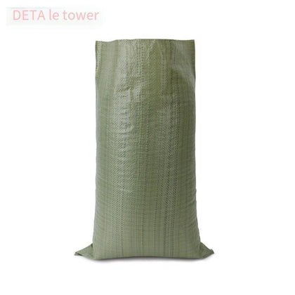 Moisture Proof And Waterproof Woven Bag Moving Snakeskin Bag Express Parcel Packing Loading Cleaning Garbage 50 * 80 10 Pieces Gray Green