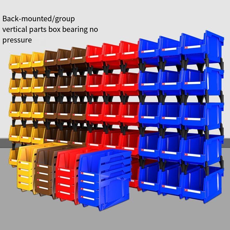276 * 139 * 128 mm Dual Purpose Combined Parts Box Back Hanging Plastic Box  Inclined Material Box Component Box Classification Box