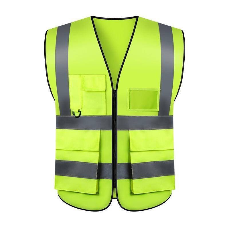 Reflective Vest Reflective Vest Reflective Clothing Wear Resistant Thickened Reflective Clothing Cycling Traffic Construction Environmental Sanitation Vest Fluorescent Clothing