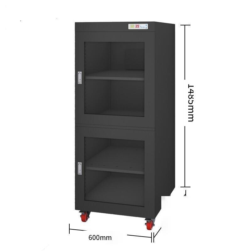 Industrial Moistureproof Cabinet 540l Black Relative Humidity 10% ~ 20% Electronic Box Industrial Parts Storage Chip Low Temperature Drying Oven