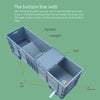 Large Turnover Box Turtle Tank EU41433 Rectangular Turtle Tank Special Tank Sunning Platform Large Breeding Box Side Payment