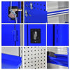 Gridless 1800 * 1000 * 500mm Heavy Metal Tool Cabinet Thickened Sheet Iron Cabinet Tool Box Factory Auto Repair Workshop Storage Cabinet With Drawer Double Extraction