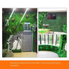 60 * 40 * 7cm Simulation Green Plant Wall Turf Simulation Long Seedling With Flower Green Plant Wall Plastic Turf Wall Decoration Green Lawn